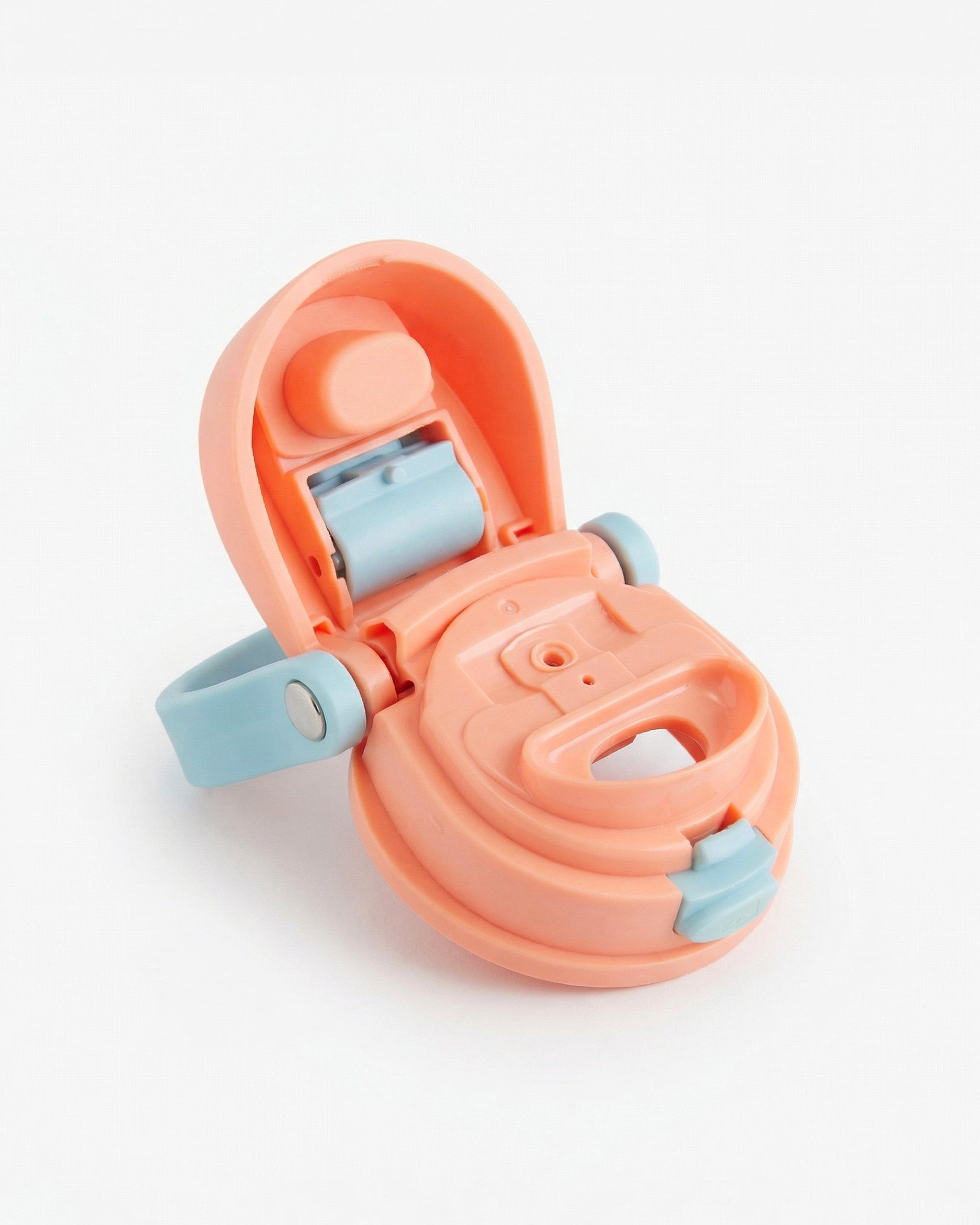 Tampa Garrafa Duo Flow - Salmão e Azul