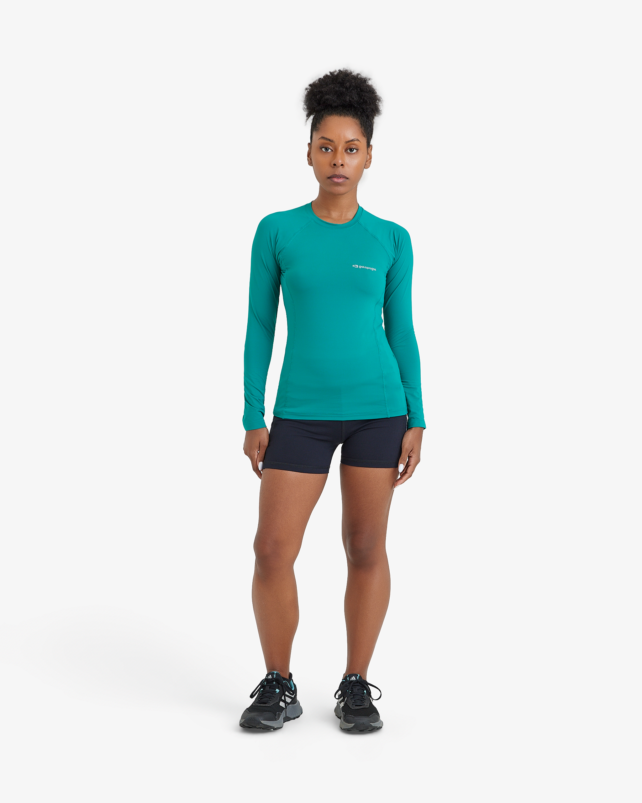 Blusa Segunda Pele UV Vella Feminina - Verde Esmeralda