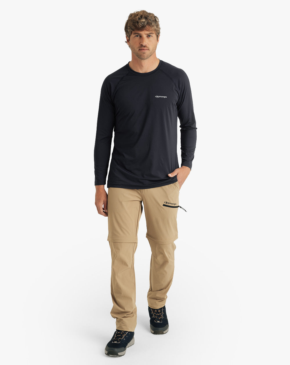 Blusa Segunda Pele UV Vella Masculina - Preta
