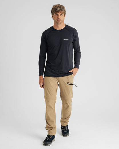 Blusa Segunda Pele UV Vella Masculina - Preta