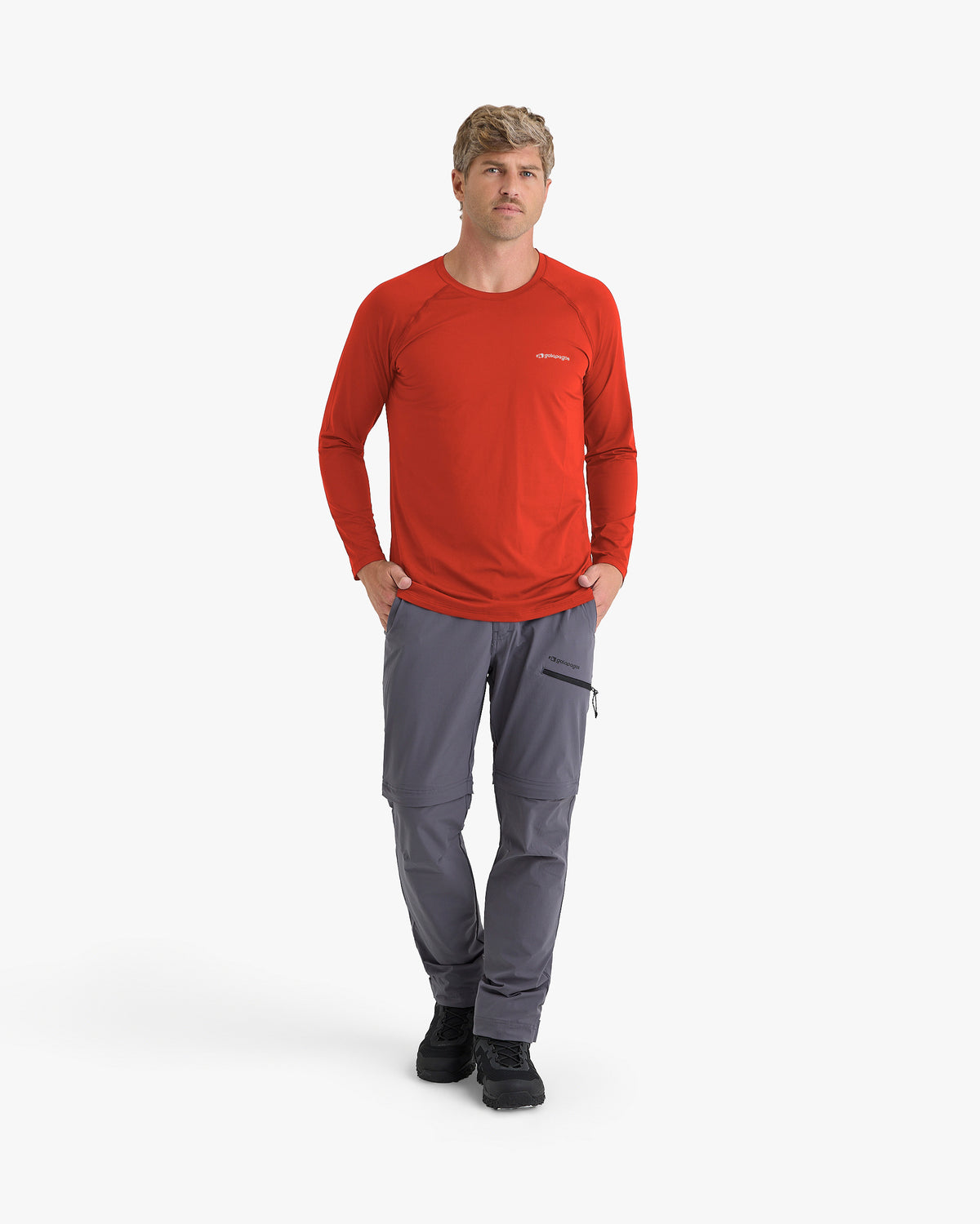Blusa Segunda Pele UV Vella Masculina - Vermelha