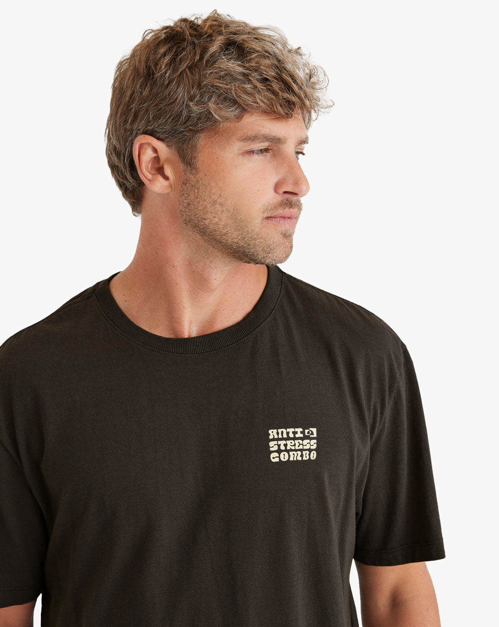 Camiseta Anti Stress - Marrom