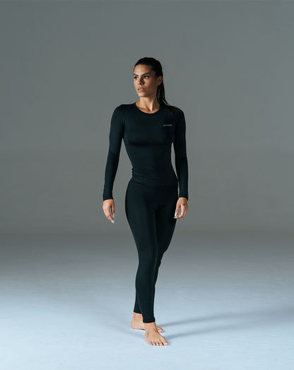 Blusa Manga Longa Feminina Lithium Thermo - Preto