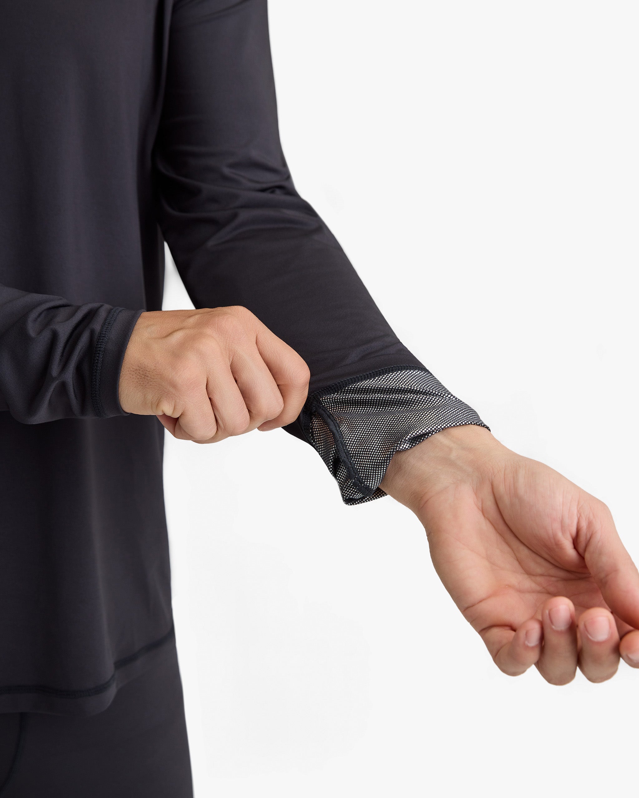 Blusa Segunda Pele Lithium Heat Masculina - Preta