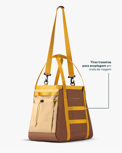 Bolsa Tote All-In 35L - Marrom e Bege