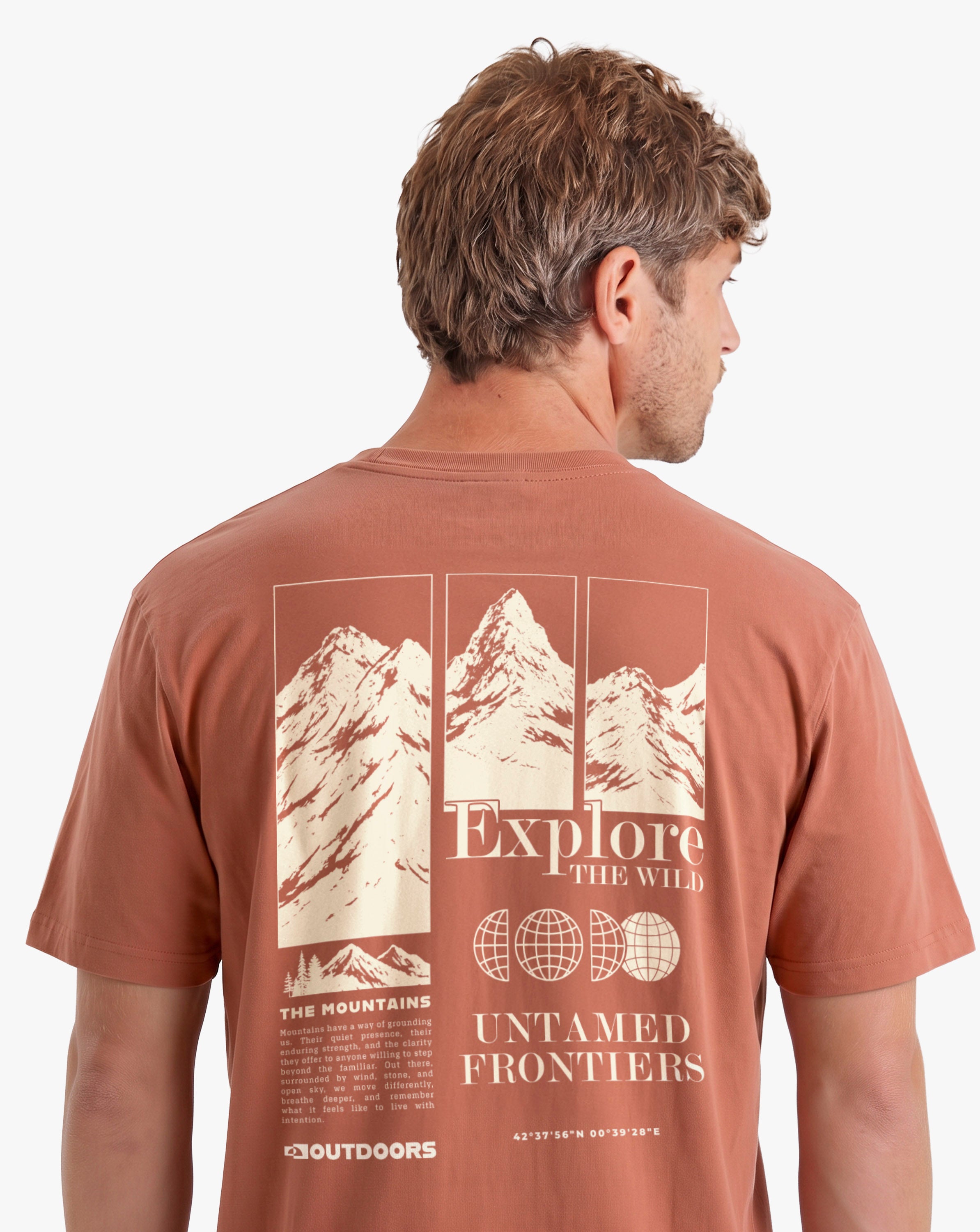 Camiseta Explore All Gender - Terracota