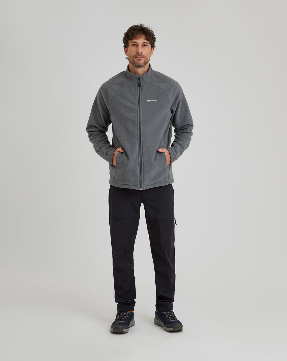 Jaqueta Fleece Kathmandu Masculina Cinza | Galapagos – Galapagos