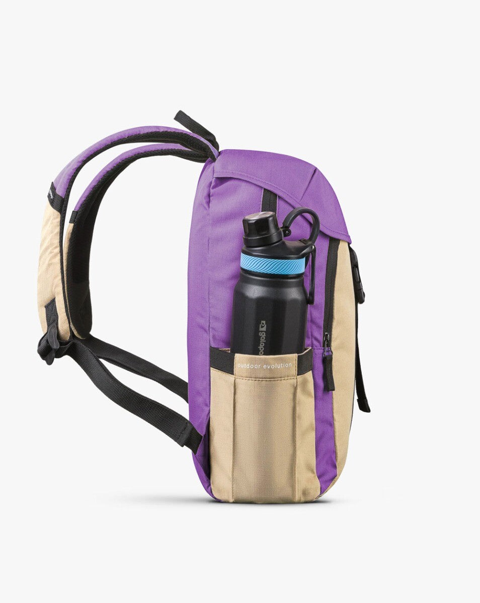 Mochila Gaivota 15L - Roxo e Caqui