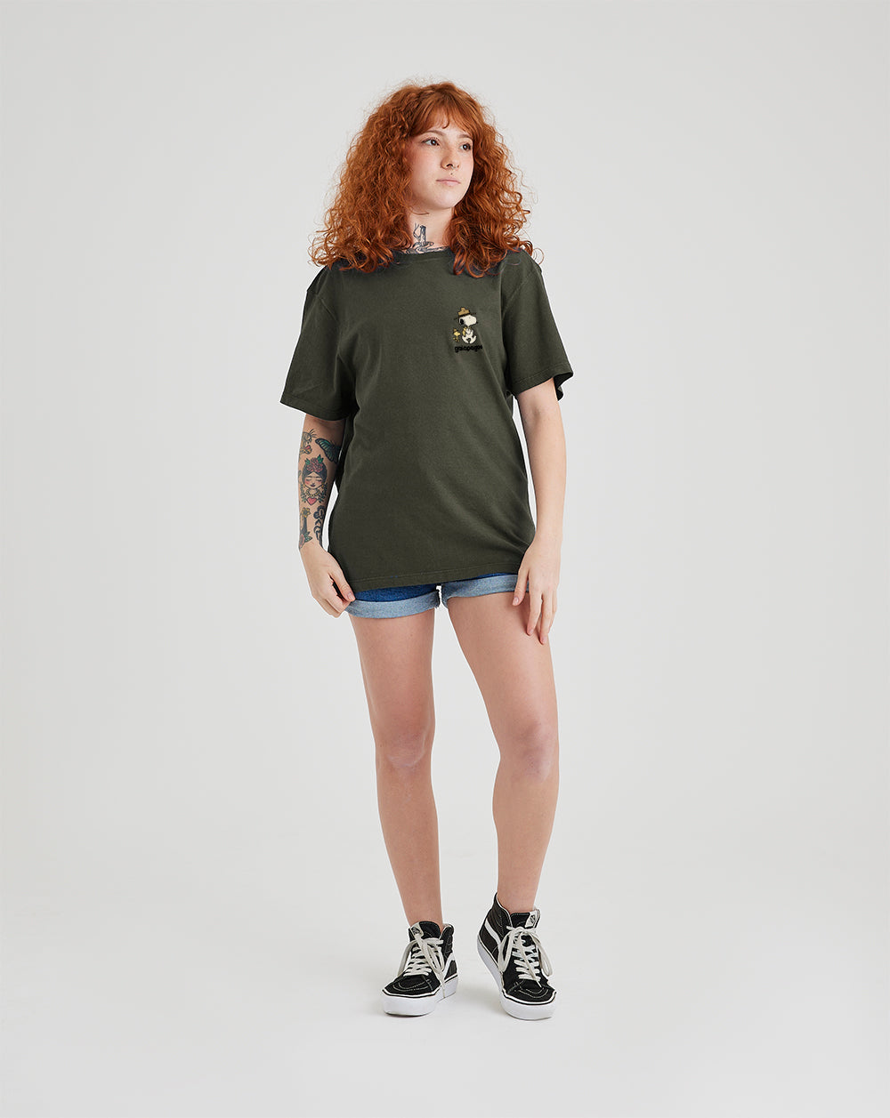 Camiseta Snoopy Upward - Verde