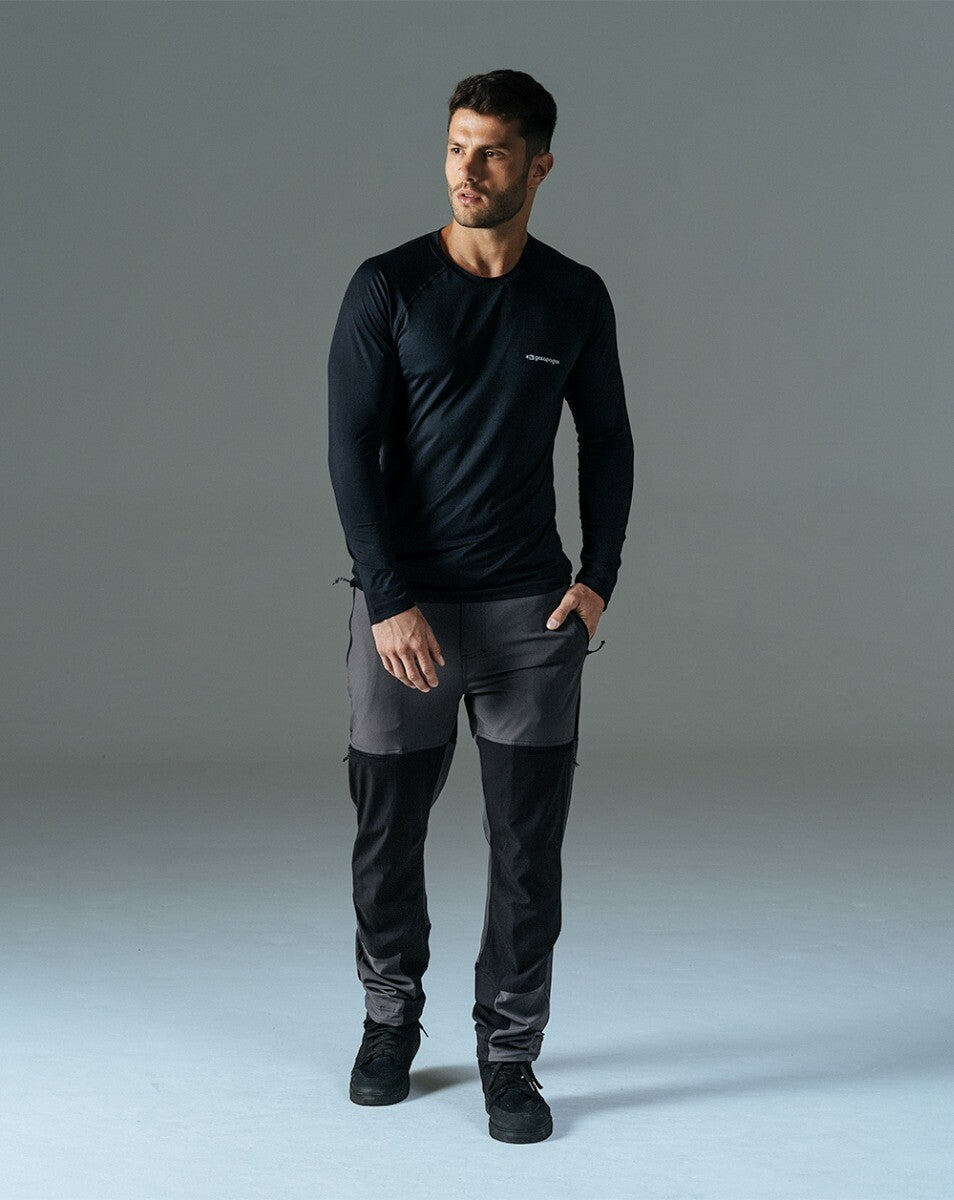 Calça Masculina Hiker - Chumbo e Preta