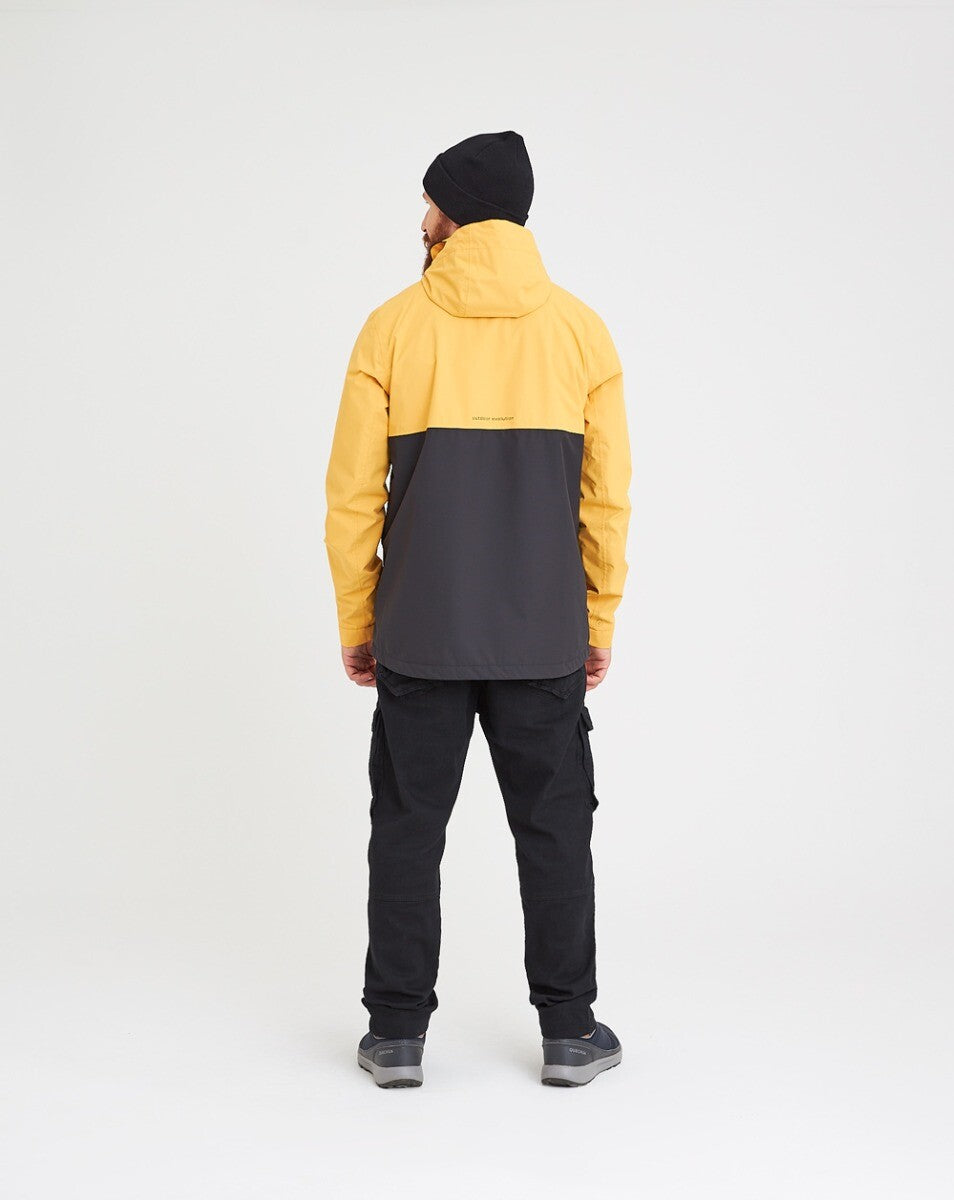 Jaqueta Anorak Impermeável Masculina Snow - Amarelo e Preto