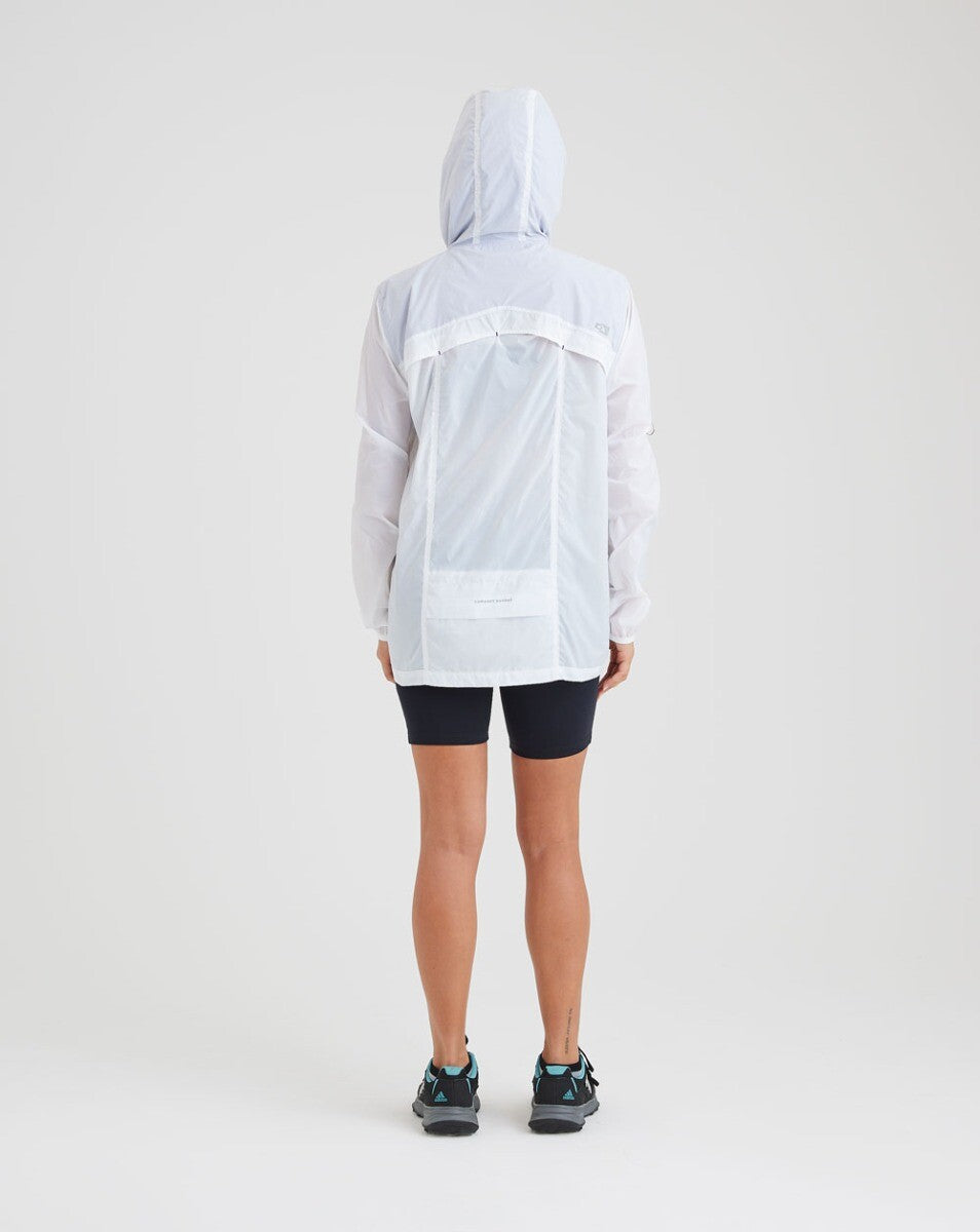 Jaqueta Corta Vento Apex - Branco e Violeta
