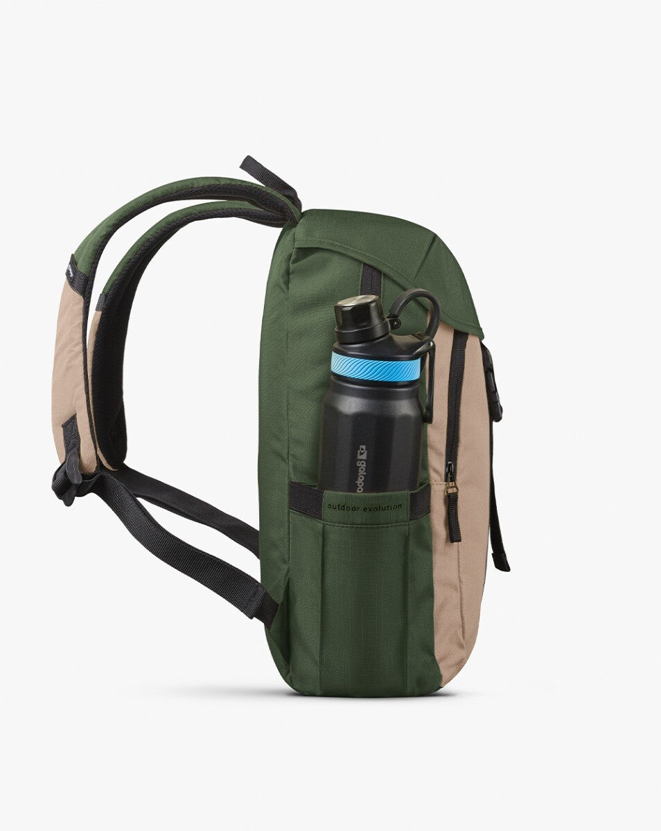 Mochila Gaivota 15L - Ocre e Verde Militar