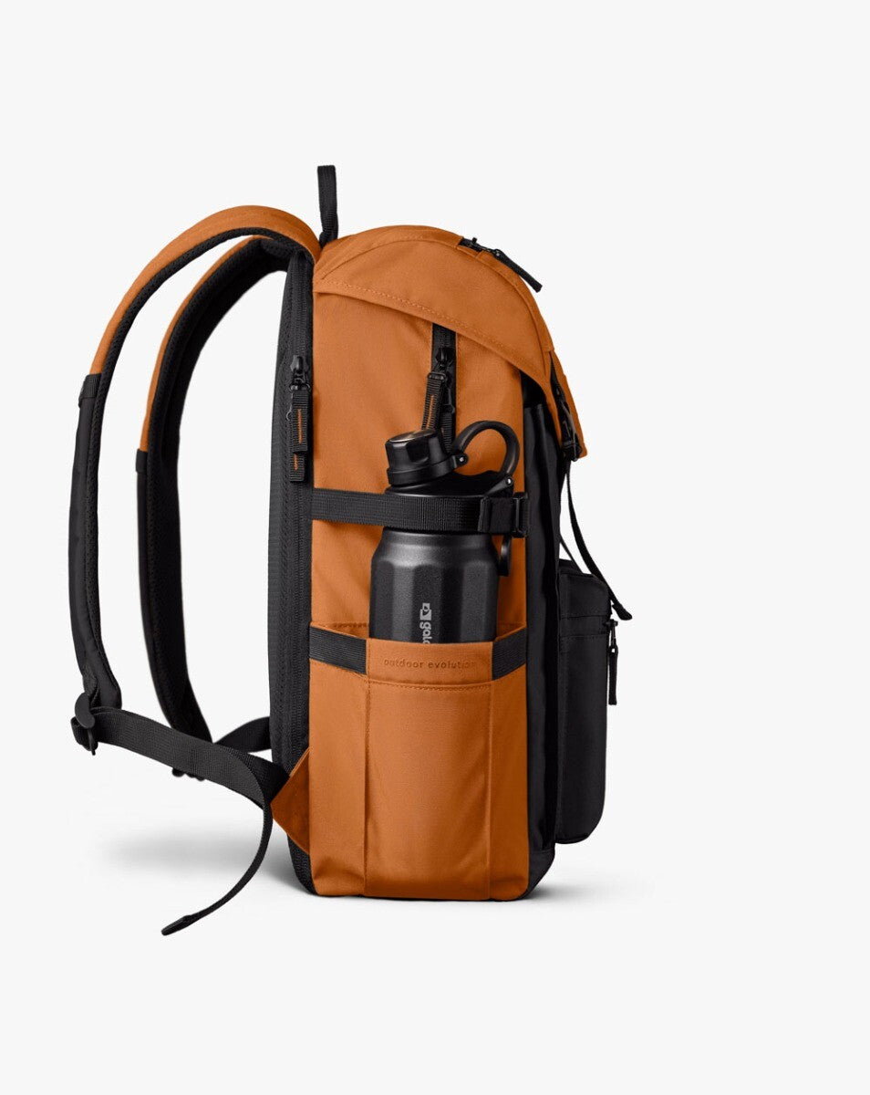 Mochila Pelican 2.0 30L - Preto e Caramelo