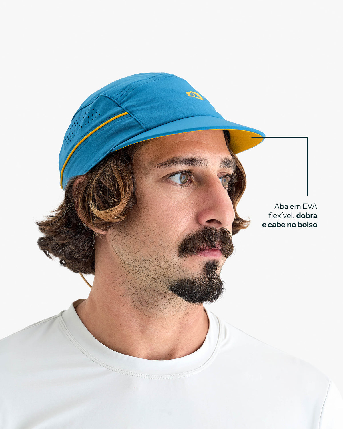 Boné Stride Pro - Verde Oceano