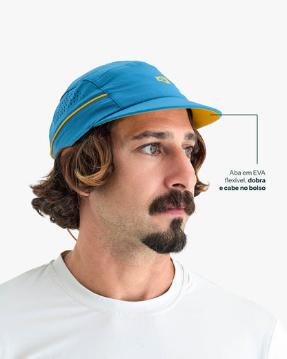 Boné Stride Pro - Verde Oceano