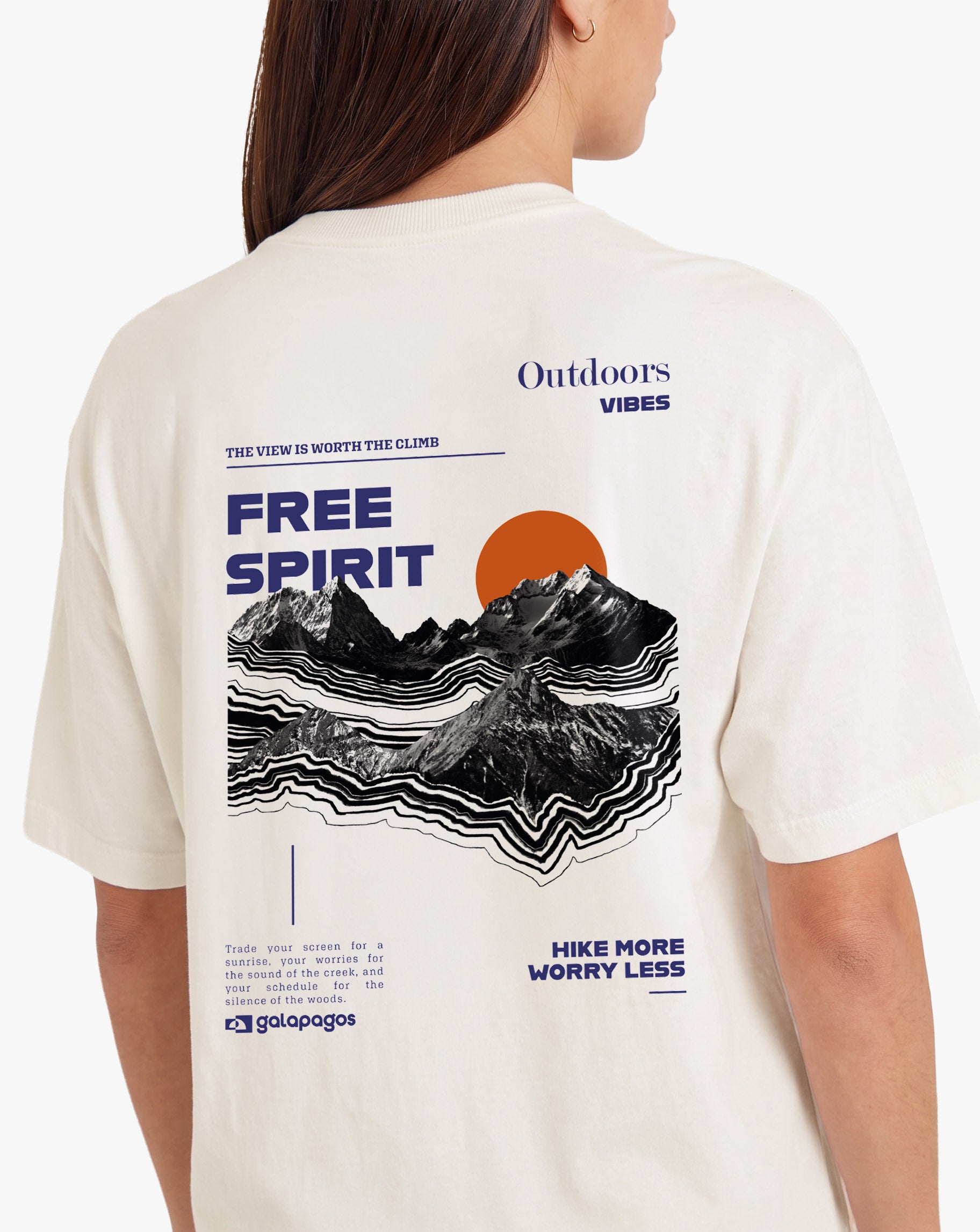 Camiseta Free Spirit All Gender - Off White