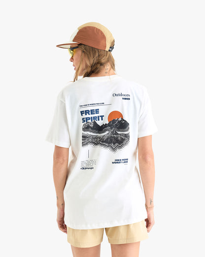 Camiseta Free Spirit All Gender - Off White