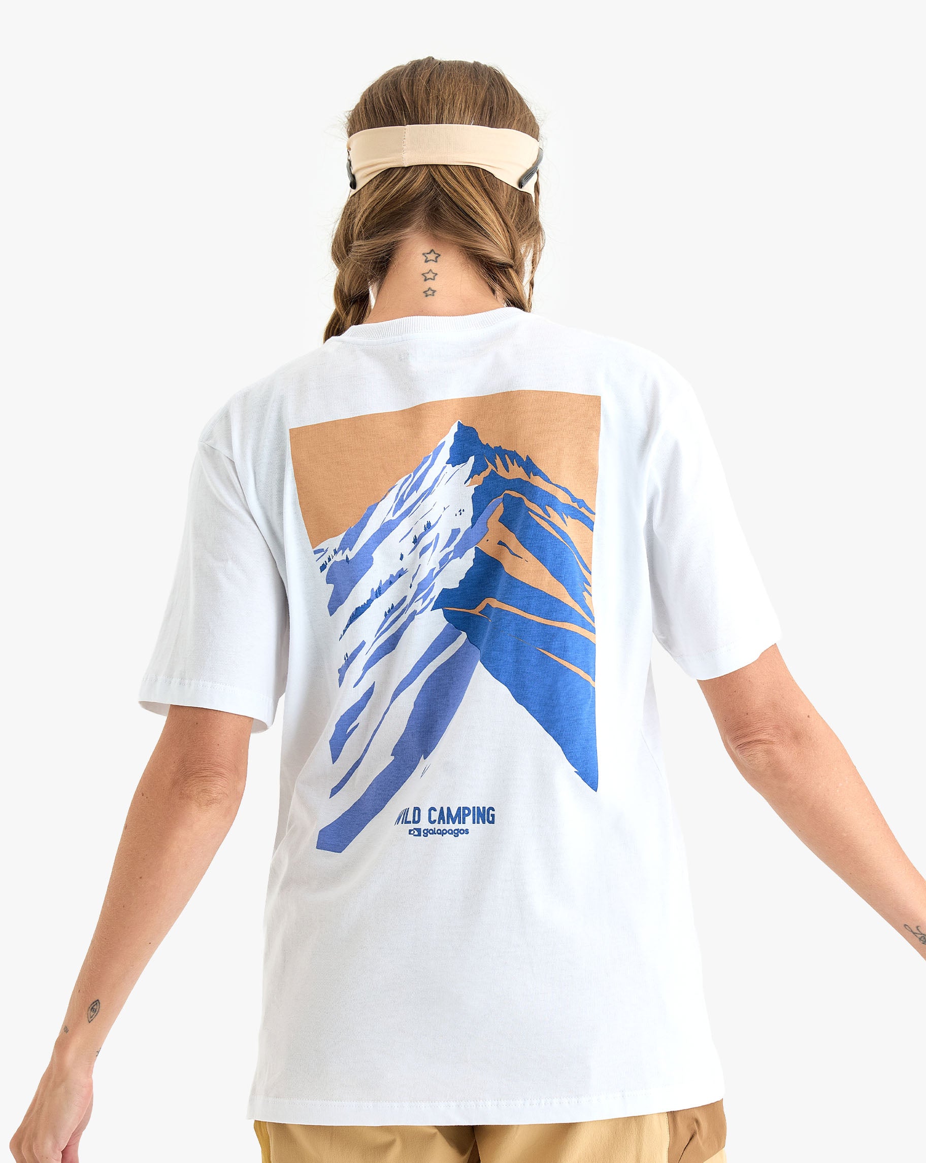 Camiseta Wild Camping All Gender - Branca
