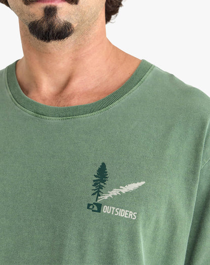 Camiseta Wild Camping All Gender - Verde