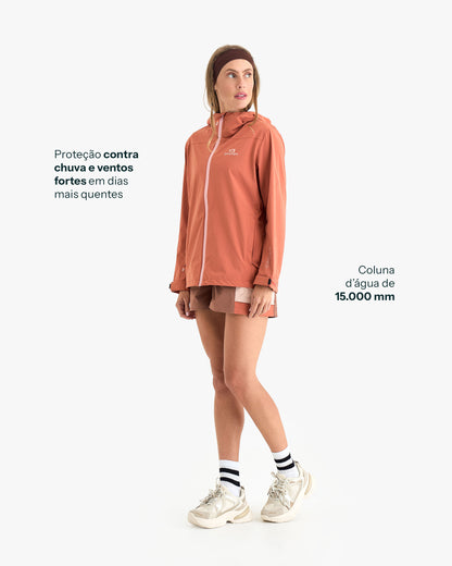 Jaqueta Impermeável Darwin Light Freeze Feminina - Terracota