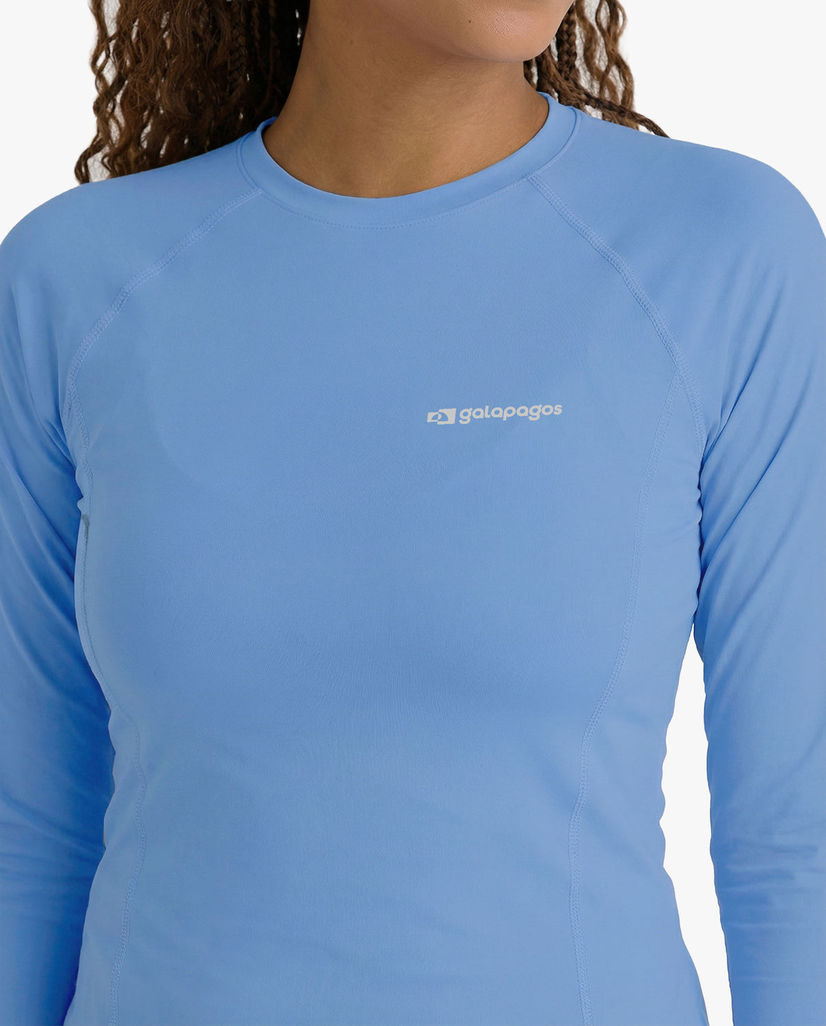 Blusa Segunda Pele UV Vella Feminina - Azul Índigo