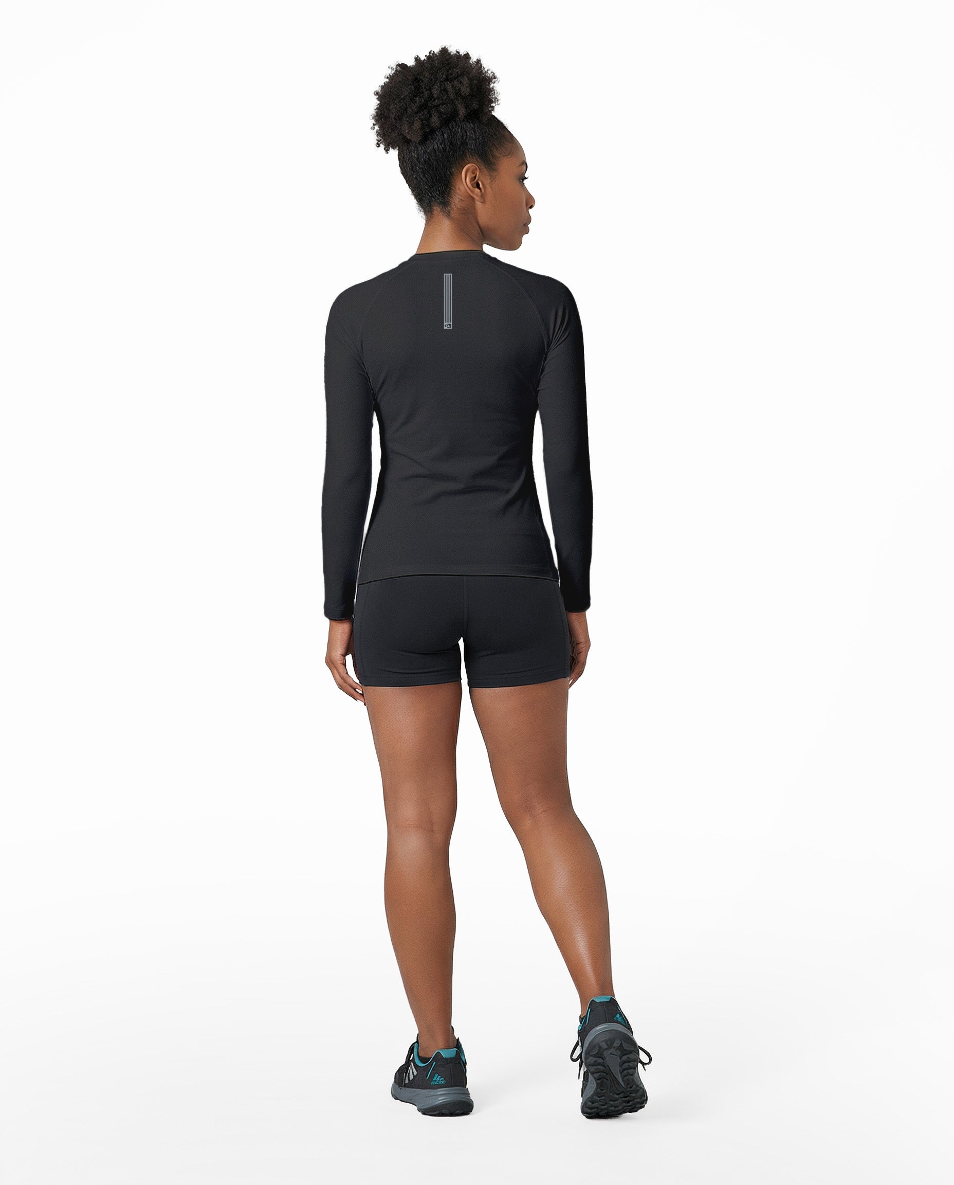 Blusa Segunda Pele UV Vella Feminina - Preta