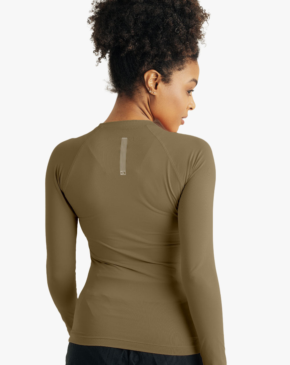 Blusa Segunda Pele UV Vella Feminina - Verde Oliva