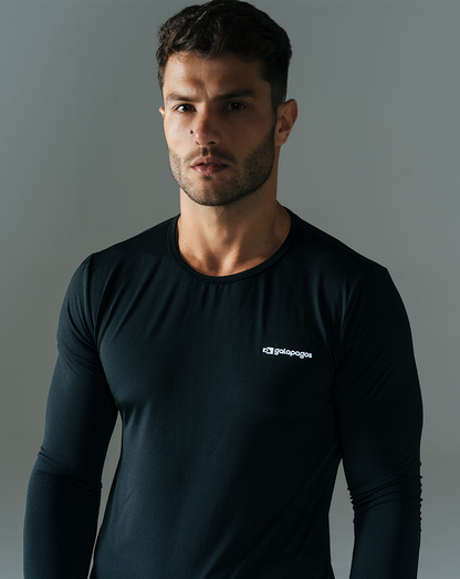 Blusa Manga Longa Masculina Lithium Thermo - Preto