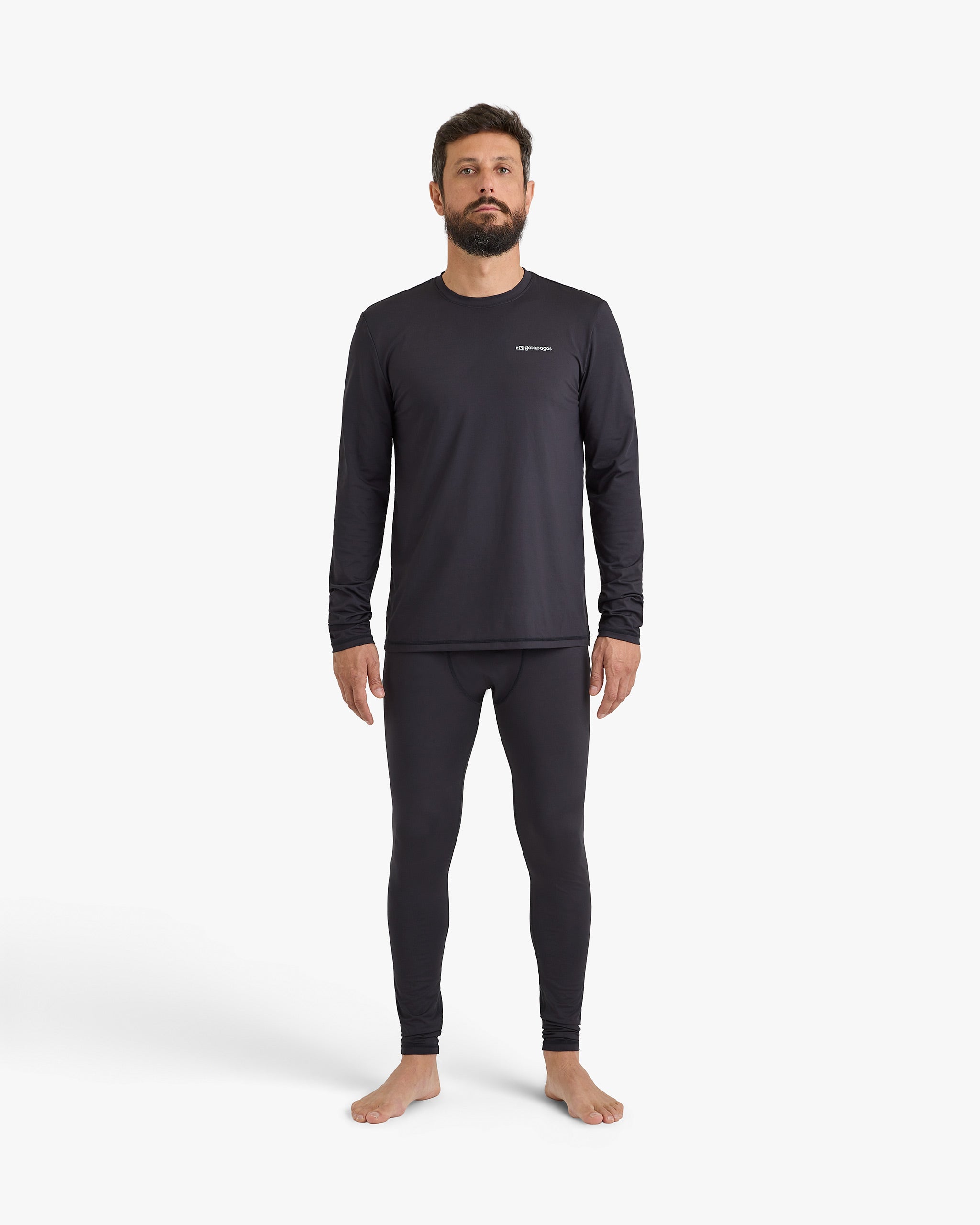 Blusa Segunda Pele Lithium Heat Masculina - Preta