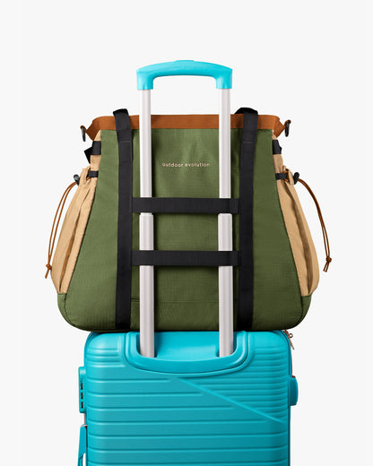 Bolsa Tote All-In 35L - Verde e Cáqui