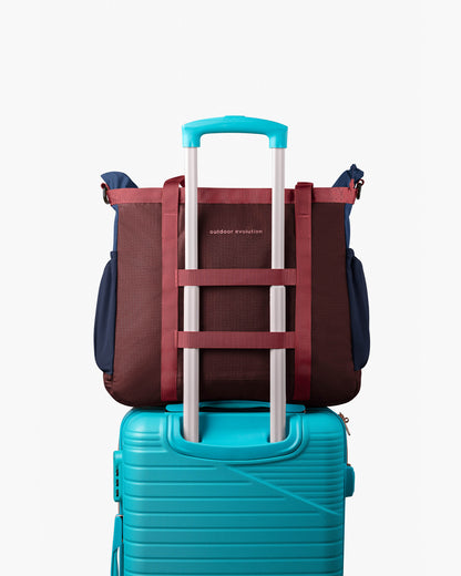 Bolsa Tote All-In Daily 21L - Bordô e Marinho