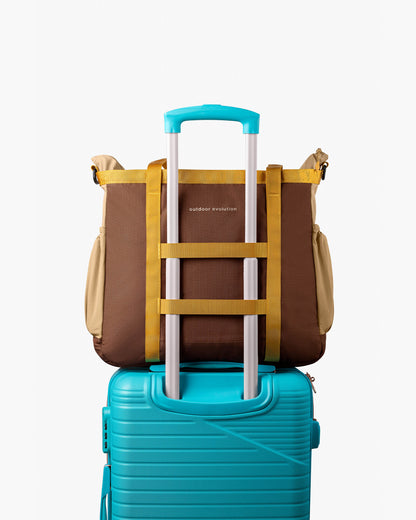 Bolsa Tote All-In Daily 21L - Marrom e Bege