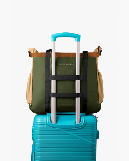Bolsa Tote All-In Daily 21L - Verde e Cáqui