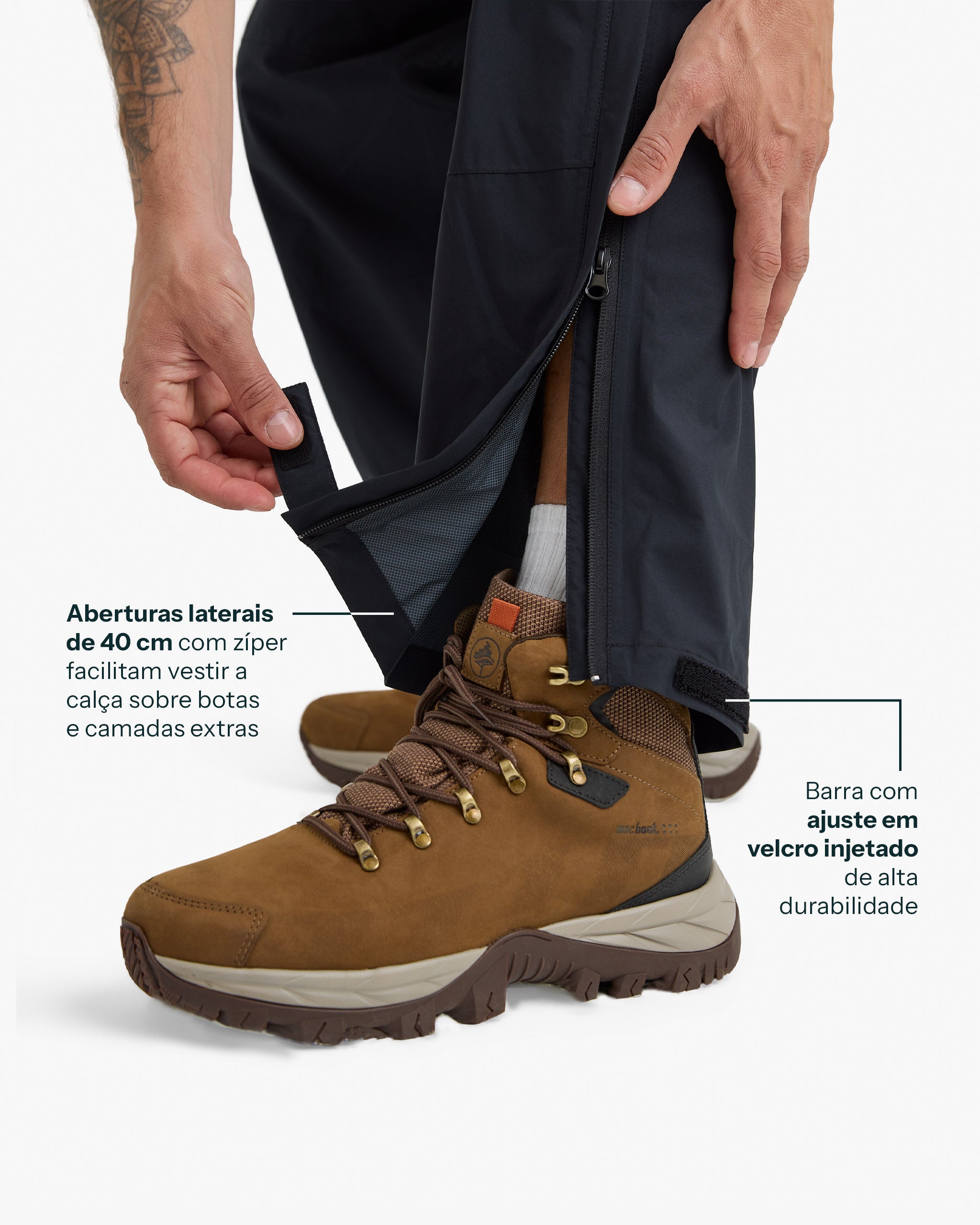 Calça Impermeável Darwin Storm Masculina - Preta