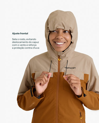 Jaqueta Impermeável Darwin Heat Feminina - Terracota