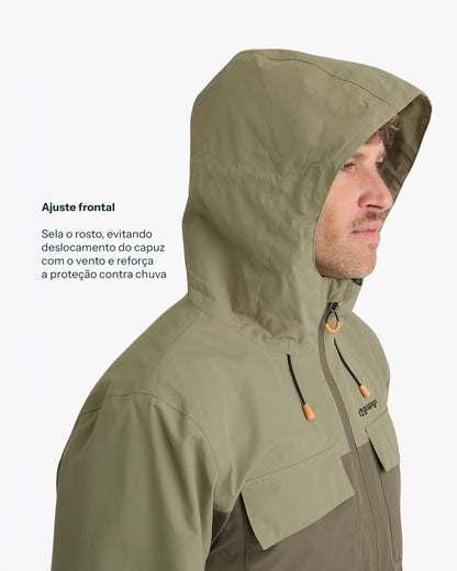 Jaqueta Impermeável Darwin Heat Masculina - Verde