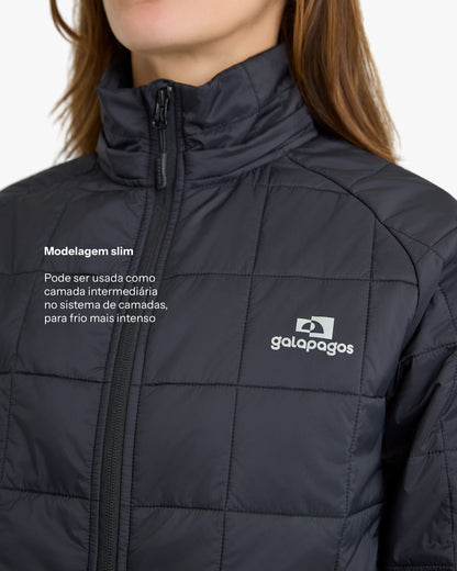 Jaqueta Puffer Ibex Thermolite Heat Feminina - Preta