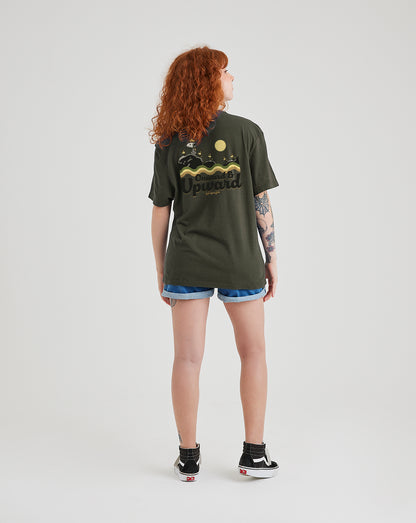 Camiseta Snoopy Upward - Verde
