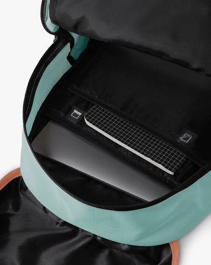 Mochila Gaivota 15L - Salmão, Mostarda e Turquesa