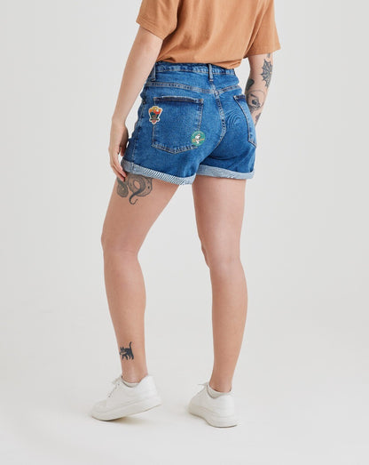 Shorts Jeans Beverly Snoopy