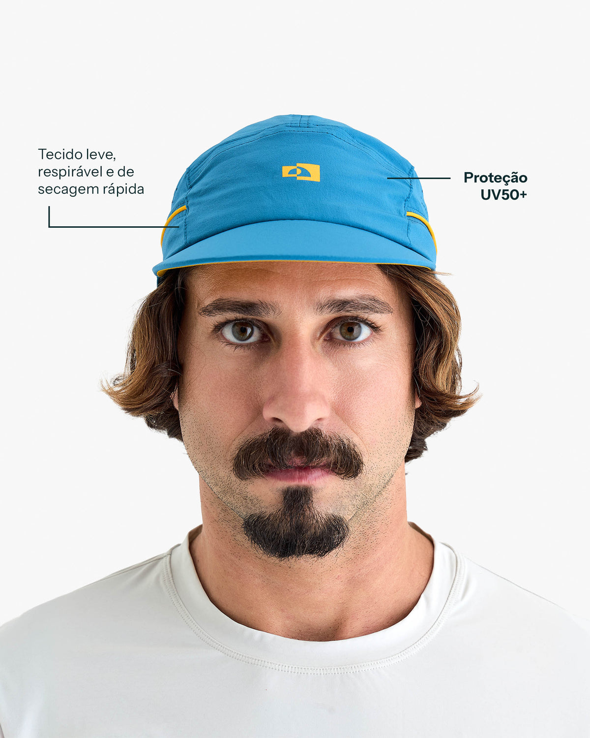 Boné Stride Pro - Verde Oceano