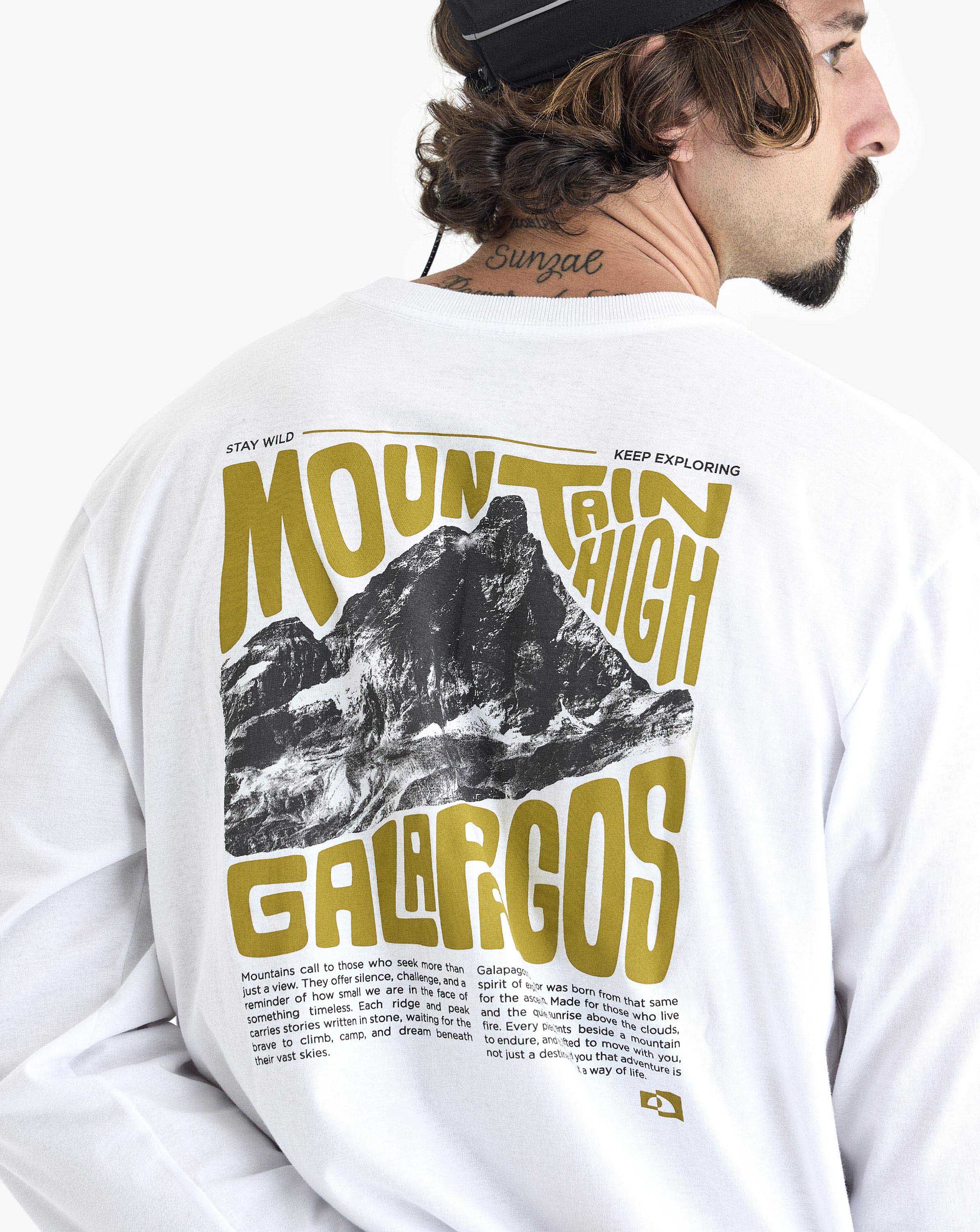 Camiseta Manga Longa Altitude All Gender - Branca