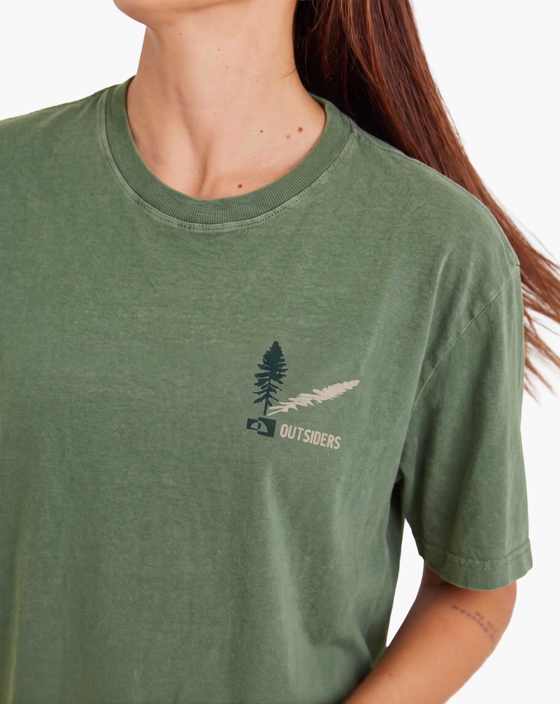 Camiseta Wild Camping - Verde