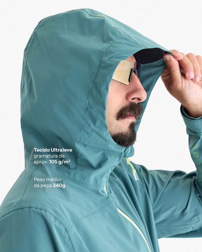 Jaqueta Impermeável Darwin Light Freeze Masculina - Verde Oceano