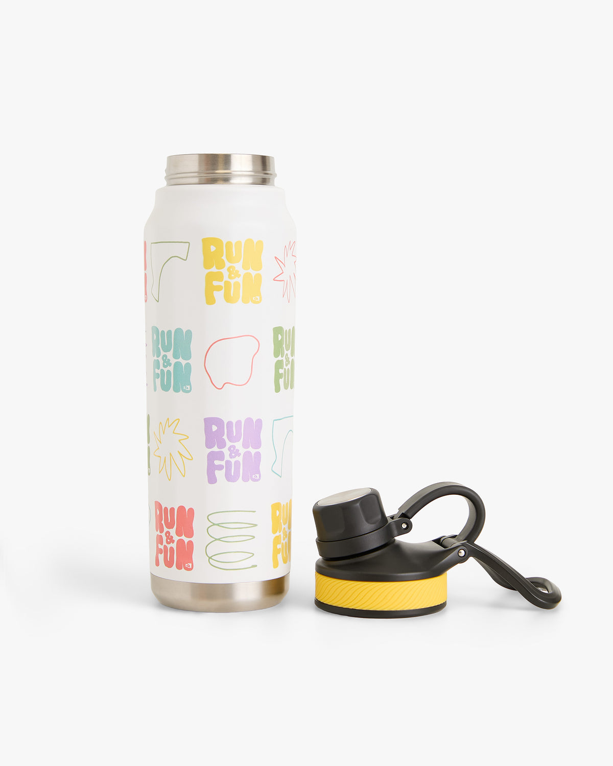Garrafa Térmica Cascade Run & Fun 710ml - Branca