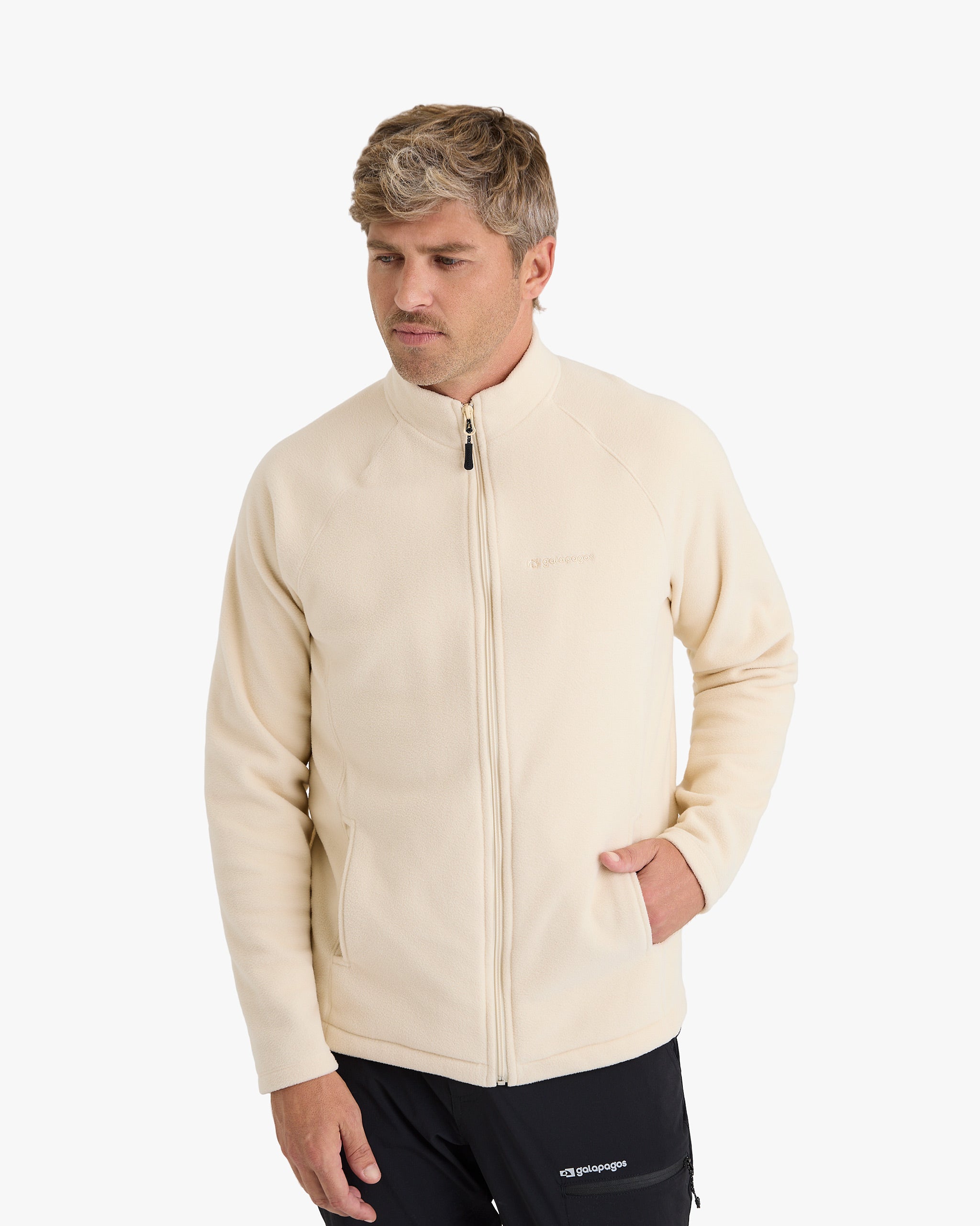 Jaqueta Fleece Kathmandu 2.0 Masculina - Marfim