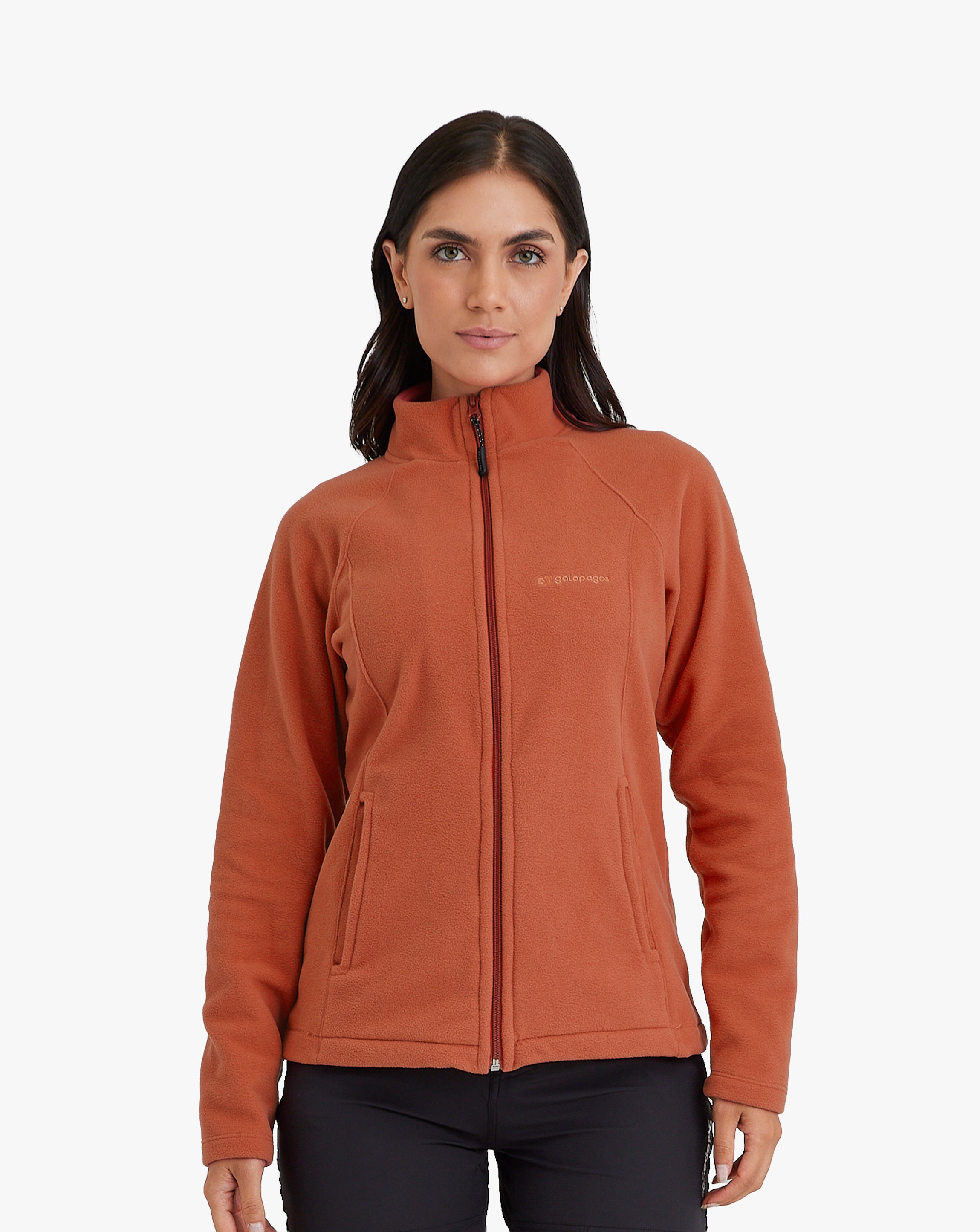 Jaqueta Fleece Kathmandu Feminina Terracota | Galapagos