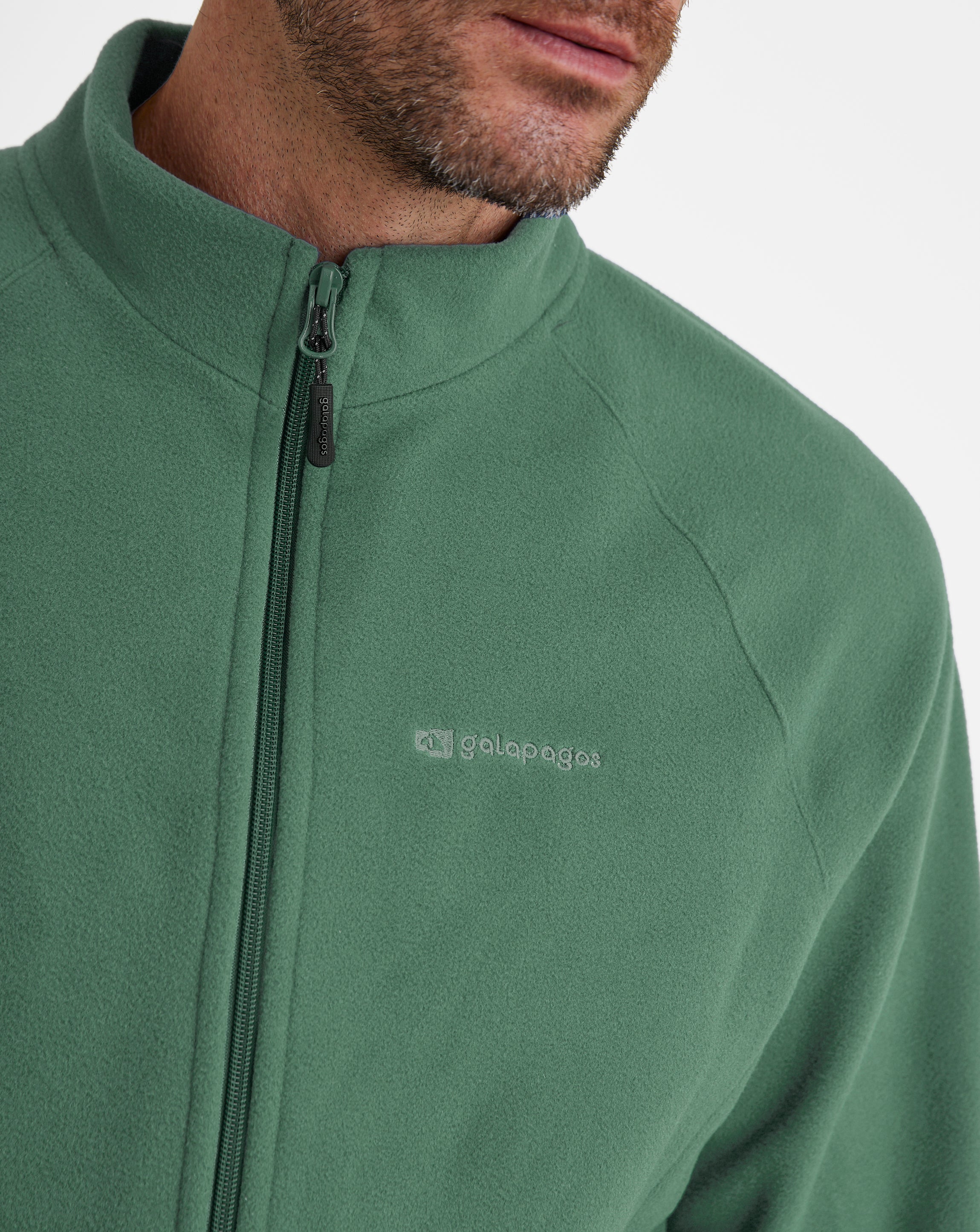 Jaqueta Fleece Kathmandu Masculina Verde | Galapagos – Galapagos