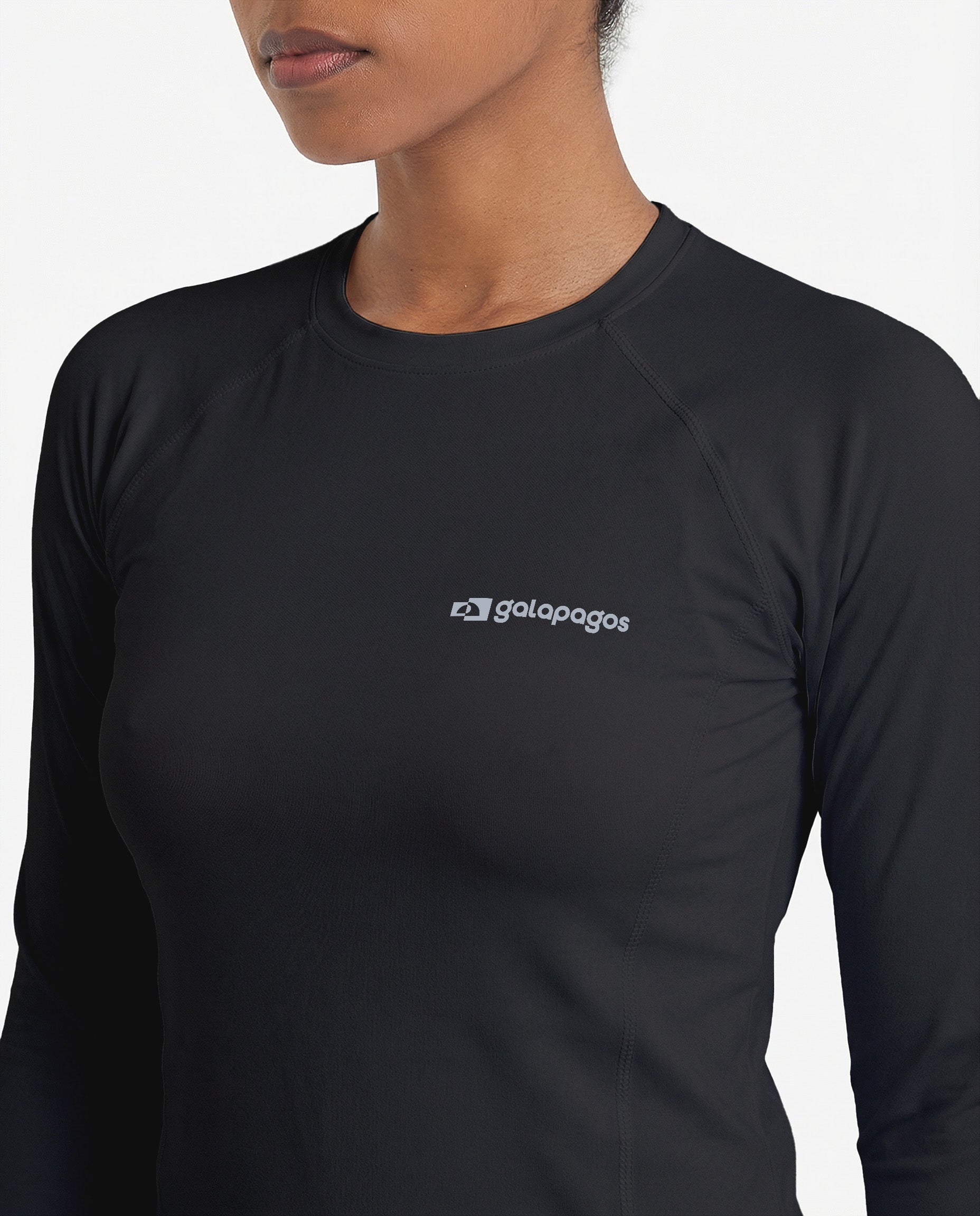 Blusa Segunda Pele UV Vella Feminina - Preta